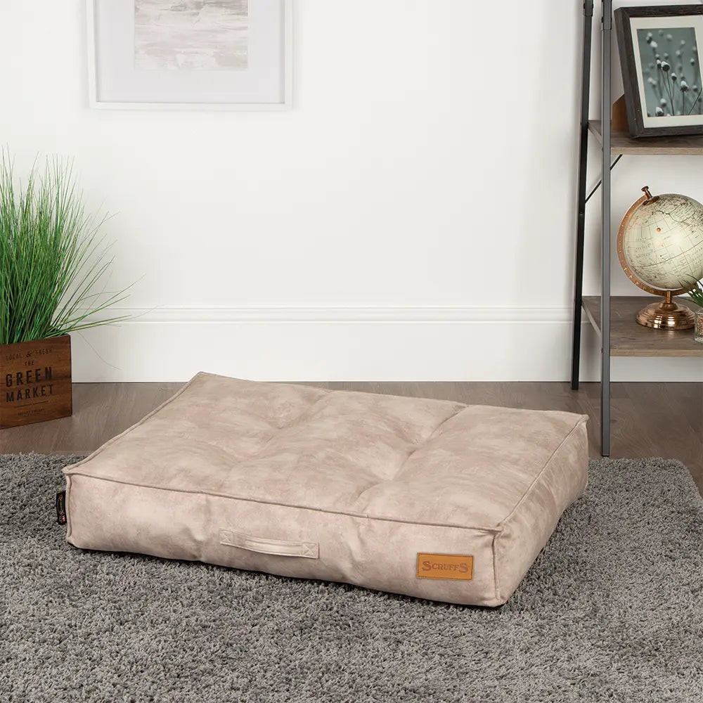 Kensington Dog Mattress (Cream, Grey, Navy or Chocolate) by Scruffs - Memoriex