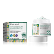 Keratin Hair Mask, Moisturize Repair Split Ends Dry And Frizzy Smooth Hair Care Mask - Memoriex 