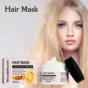 Keratin Repair Hair Mask, Moisturize And Repair Hair Ends Split Improve Dry And Frizz Hair Care Mask - Memoriex 