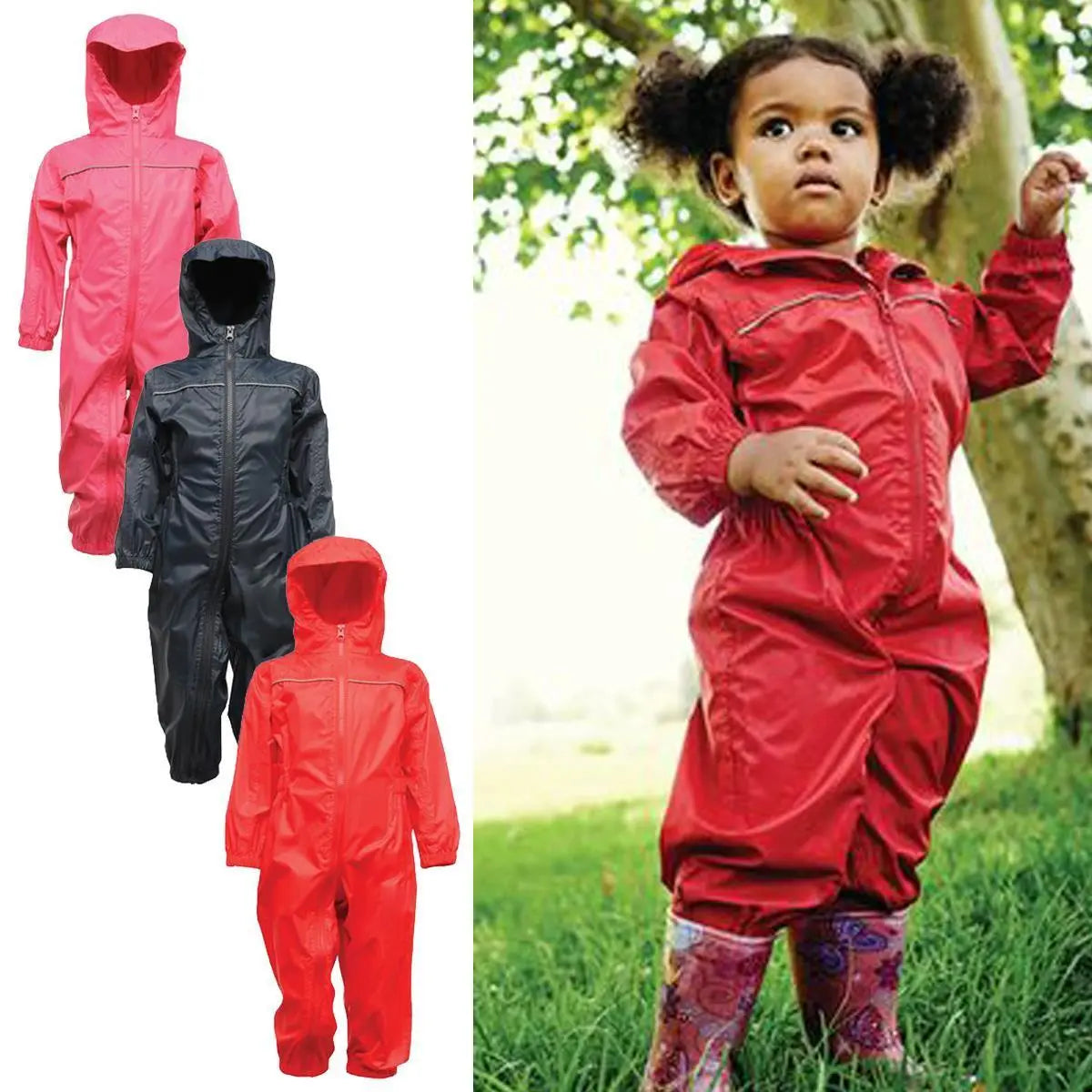 Kids Regatta Unisex Breathable Rain Suit - Memoriex 