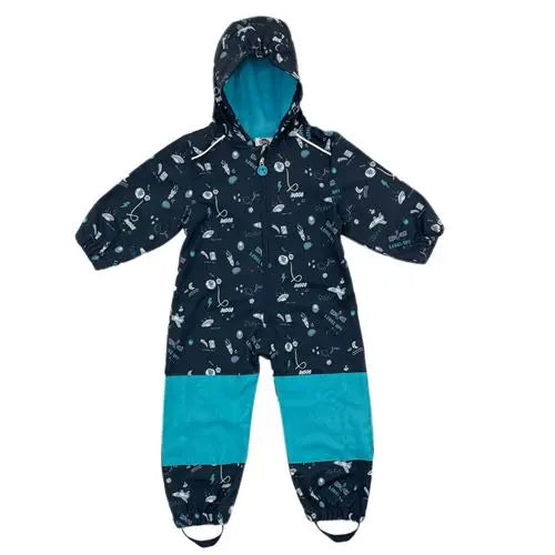 Kids Softshell Fleece Lined Rain Suit-1