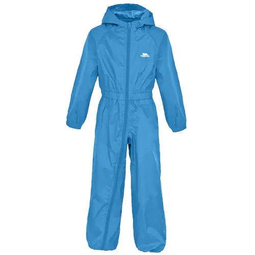 Kids Trespass Button Waterproof All-In-One Suit-7