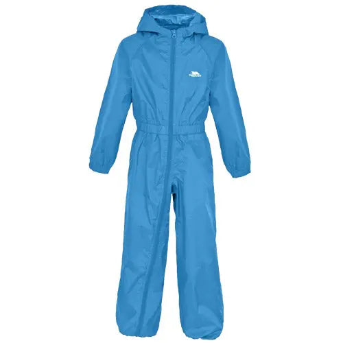 Kids Trespass Button Waterproof All-In-One Suit-6