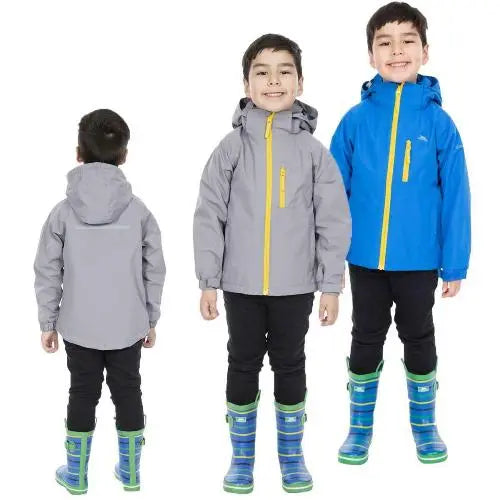 Kids Trespass OVERWHELM Waterproof Jacket - Memoriex 