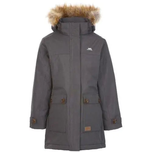 Kids Trespass Rhoda Fishtail Padded Jacket-1