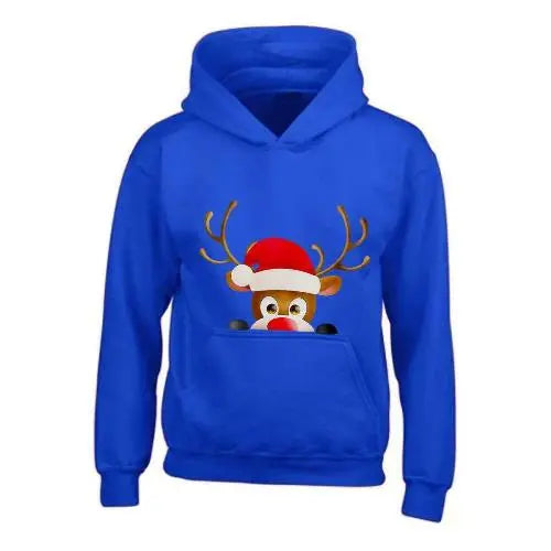 Kids XMAS1 "Hiding Reindeer" Hoodie-5