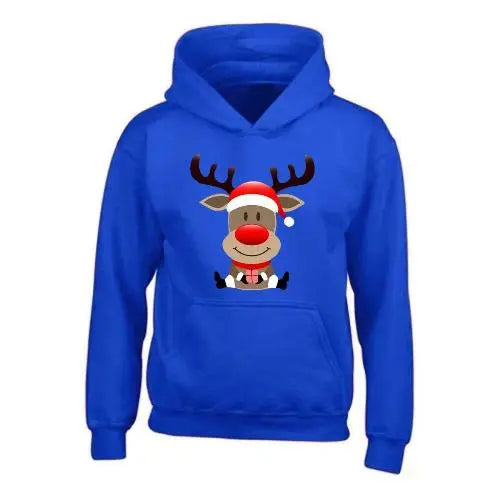 Kids XMS2 "Sitting Reindeer" CustomPX Hoodie-5