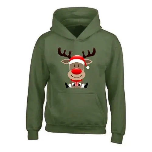 Kids XMS2 "Sitting Reindeer" CustomPX Hoodie-6