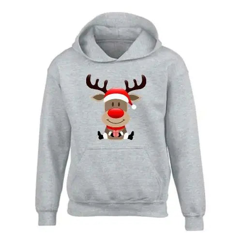 Kids XMS2 "Sitting Reindeer" CustomPX Hoodie-7