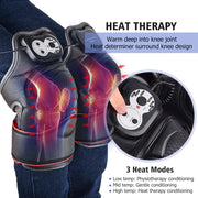 Knee Magnetic Vibration Heating Massager Joint Physiotherapy Massage Electric Massage Pain Relief Rehabilitation Equipment Care - Memoriex 
