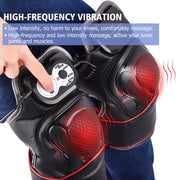 Knee Magnetic Vibration Heating Massager Joint Physiotherapy Massage Electric Massage Pain Relief Rehabilitation Equipment Care - Memoriex 
