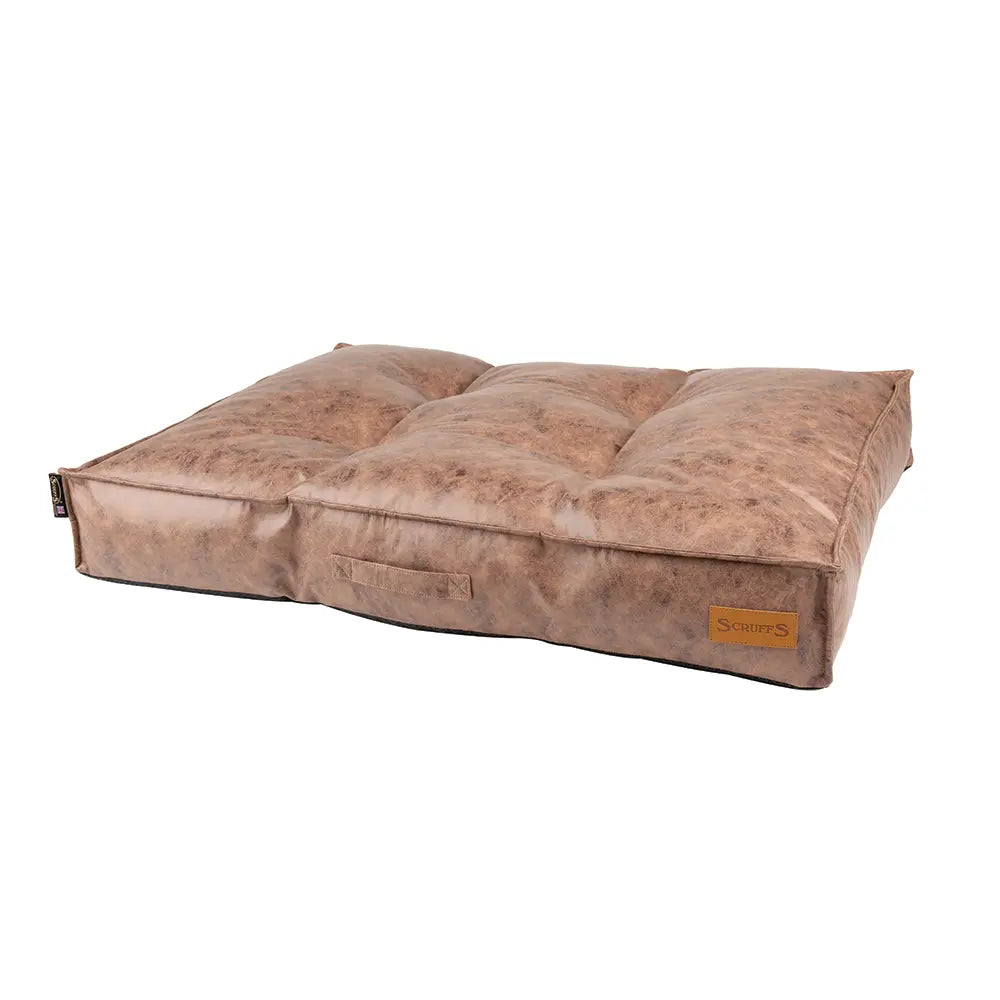 Knightsbridge Dog Mattress (Chocolate, Turquoise, Grey or Olive) by Scruffs - Memoriex