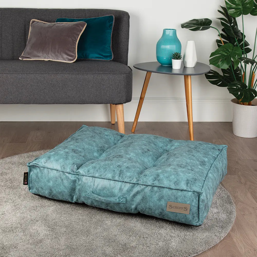 Knightsbridge Dog Mattress (Chocolate, Turquoise, Grey or Olive) by Scruffs - Memoriex