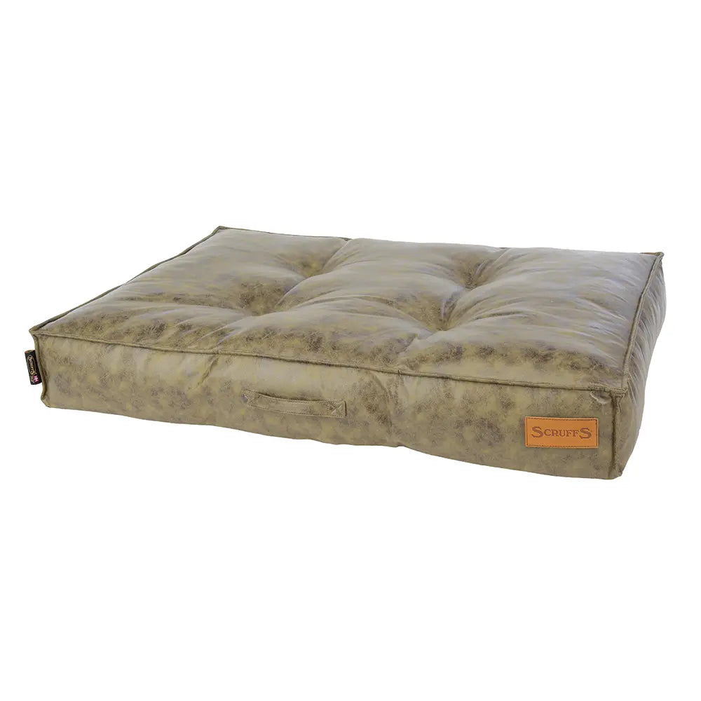 Knightsbridge Dog Mattress (Chocolate, Turquoise, Grey or Olive) by Scruffs - Memoriex