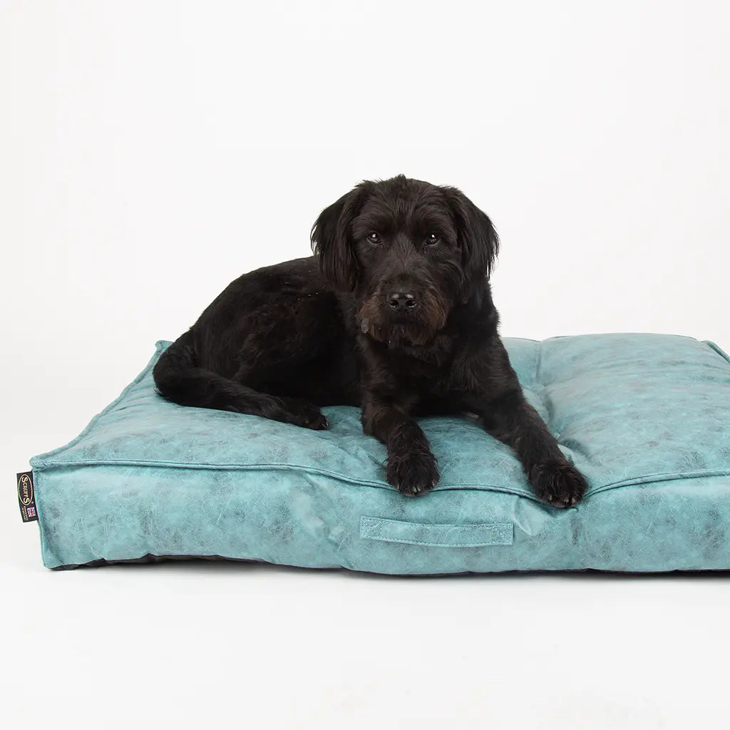 Knightsbridge Dog Mattress (Chocolate, Turquoise, Grey or Olive) by Scruffs - Memoriex