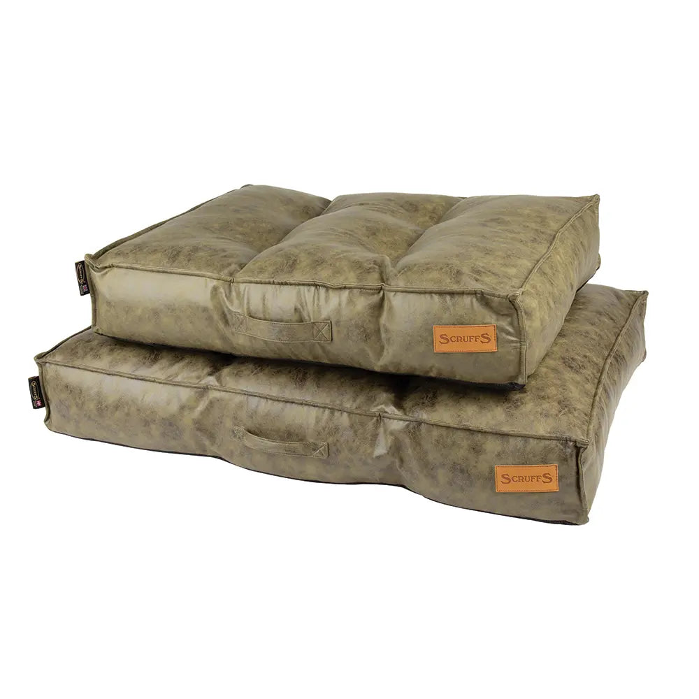 Knightsbridge Dog Mattress (Chocolate, Turquoise, Grey or Olive) by Scruffs - Memoriex