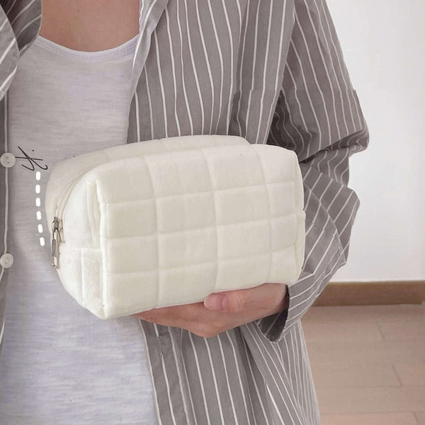 Korean Style Soft Cloud Makeup Bag Simple - Memoriex 