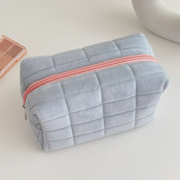 Korean Style Soft Cloud Makeup Bag Simple - Memoriex 