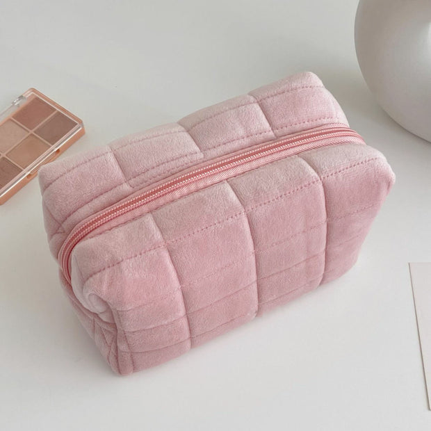 Korean Style Soft Cloud Makeup Bag Simple - Memoriex 