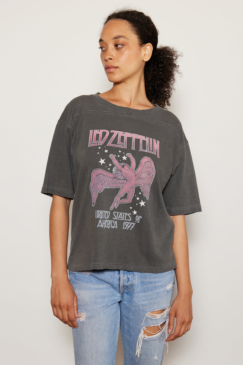 Led Zeppelin 1977 Icarus USA Tour Tee by People of Leisure-1