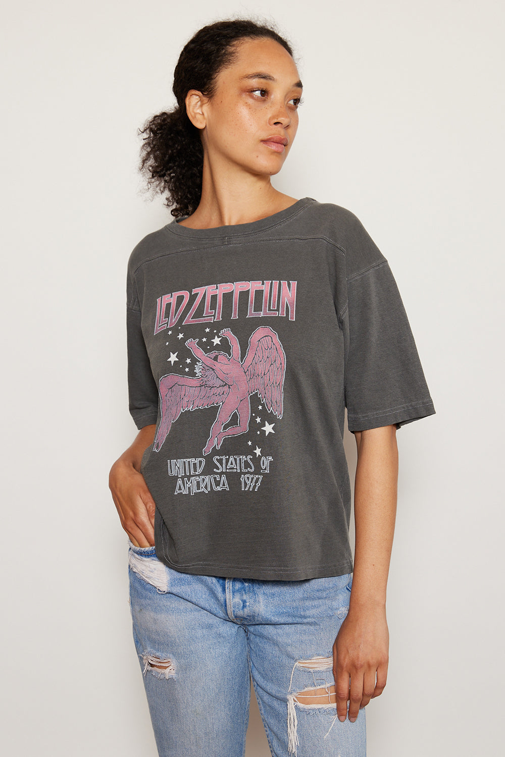 Led Zeppelin 1977 Icarus USA Tour Tee by People of Leisure-2