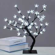 LED Crystal Cherry Blossom Tree Light Night Lights Table Lamp Christmas Fairy Wedding Decoration Lighting Luminarias de mesa - Memoriex 