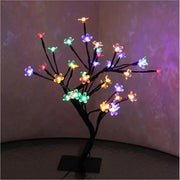 LED Crystal Cherry Blossom Tree Light Night Lights Table Lamp Christmas Fairy Wedding Decoration Lighting Luminarias de mesa - Memoriex 