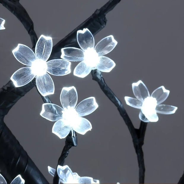 LED Crystal Cherry Blossom Tree Light Night Lights Table Lamp Christmas Fairy Wedding Decoration Lighting Luminarias de mesa - Memoriex 
