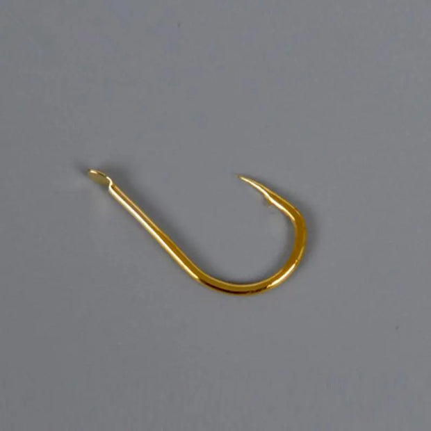 LEO 500pcs/box Multiple Sizes Golden Fishing Hooks Anti-corrosion Flat Head Barbed - Memoriex 