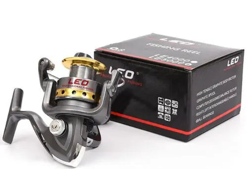 computer fishing reel LEO Half Metal Fishing Spinning Reel 8BB 5.5:1 Speed Ratio l for Sea