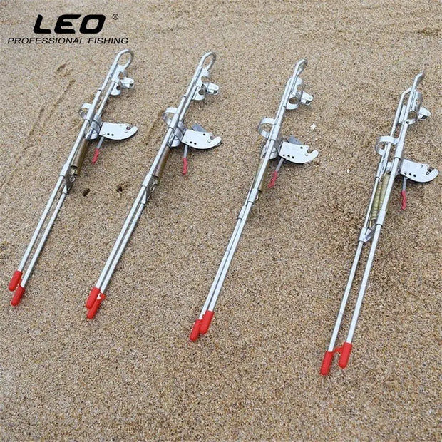 LEO High Strength Automatic Fishing Rod Holder Upgraded Double  Thickened Steel Automatic  Pole - Memoriex 