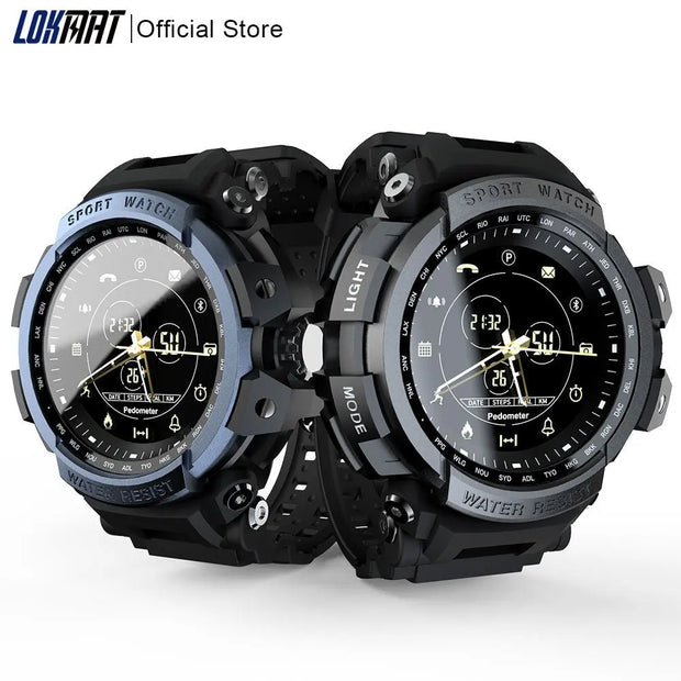 LOKMAT Sport Smart Watch Professional 5ATM Waterproof Bluetooth Call Reminder Digital Men Clock SmartWatch For ios and Android - Memoriex 