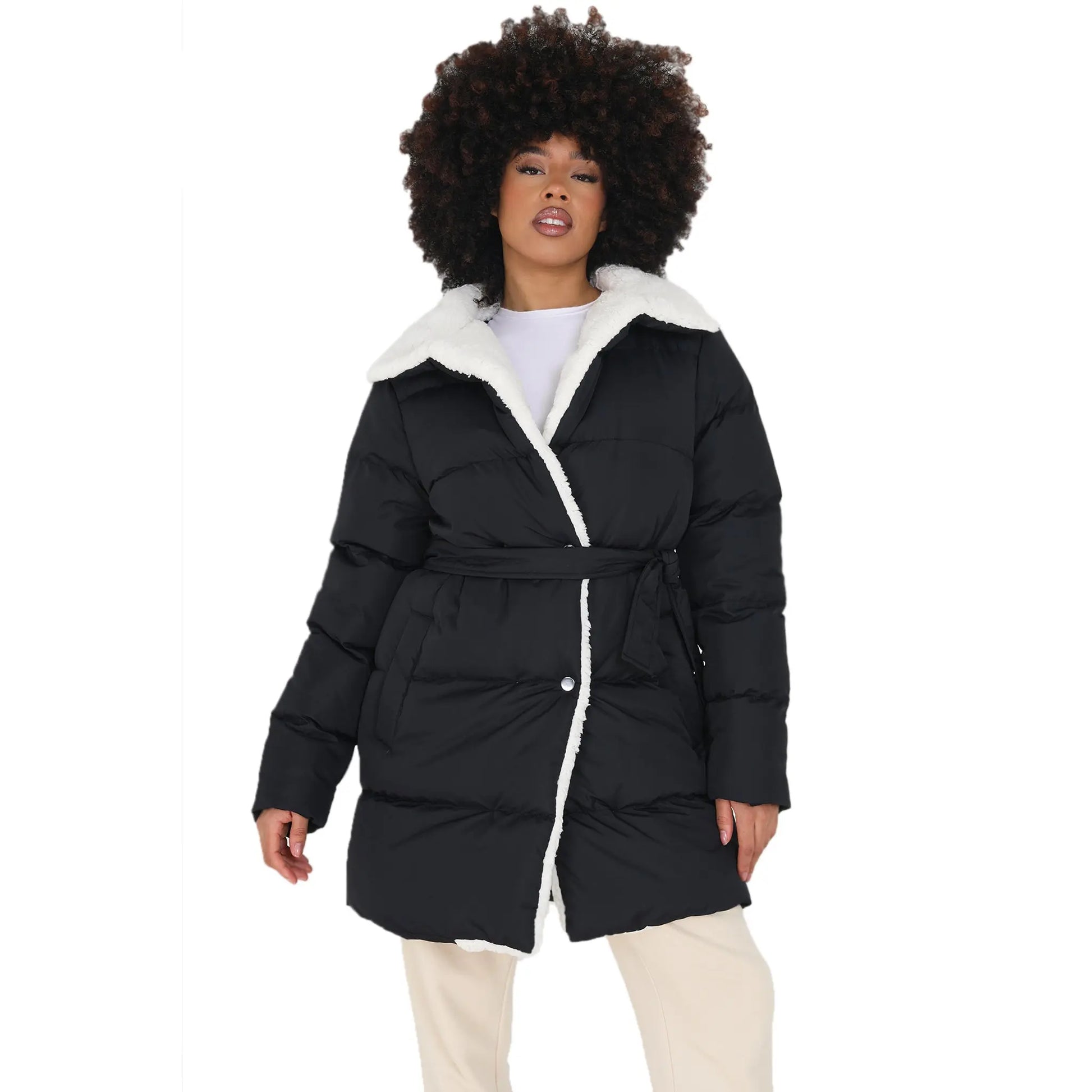 Ladies Brave Soul DEANNE Padded Jacket-2