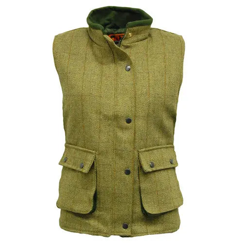 Ladies Game Tweed Gilet-0