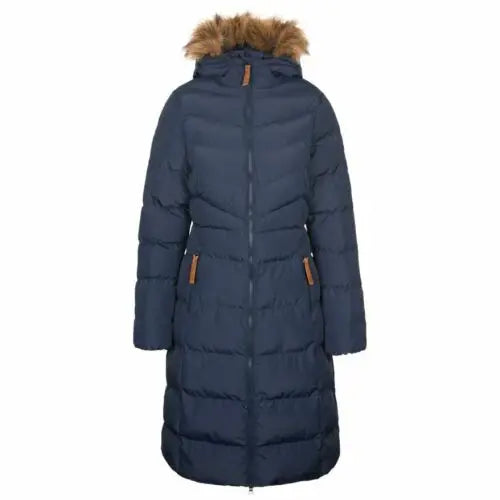 Ladies Trespass Audrey Padded Long Length Jacket-5