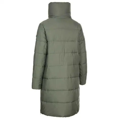 Ladies Trespass Faith Padded Long Length Jacket - Memoriex 