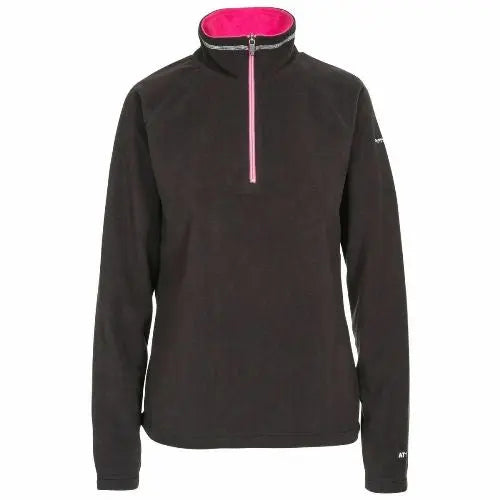 Ladies Trespass Skylar Half Zip Top Fleece Jumper-7