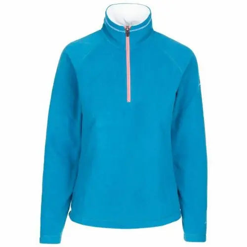 Ladies Trespass Skylar Half Zip Top Fleece Jumper-14