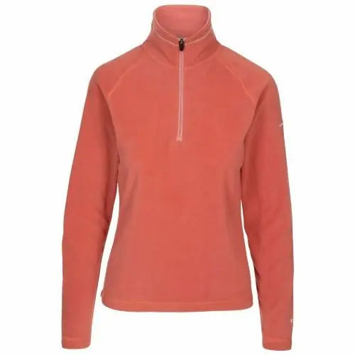 Ladies Trespass Skylar Half Zip Top Fleece Jumper-16