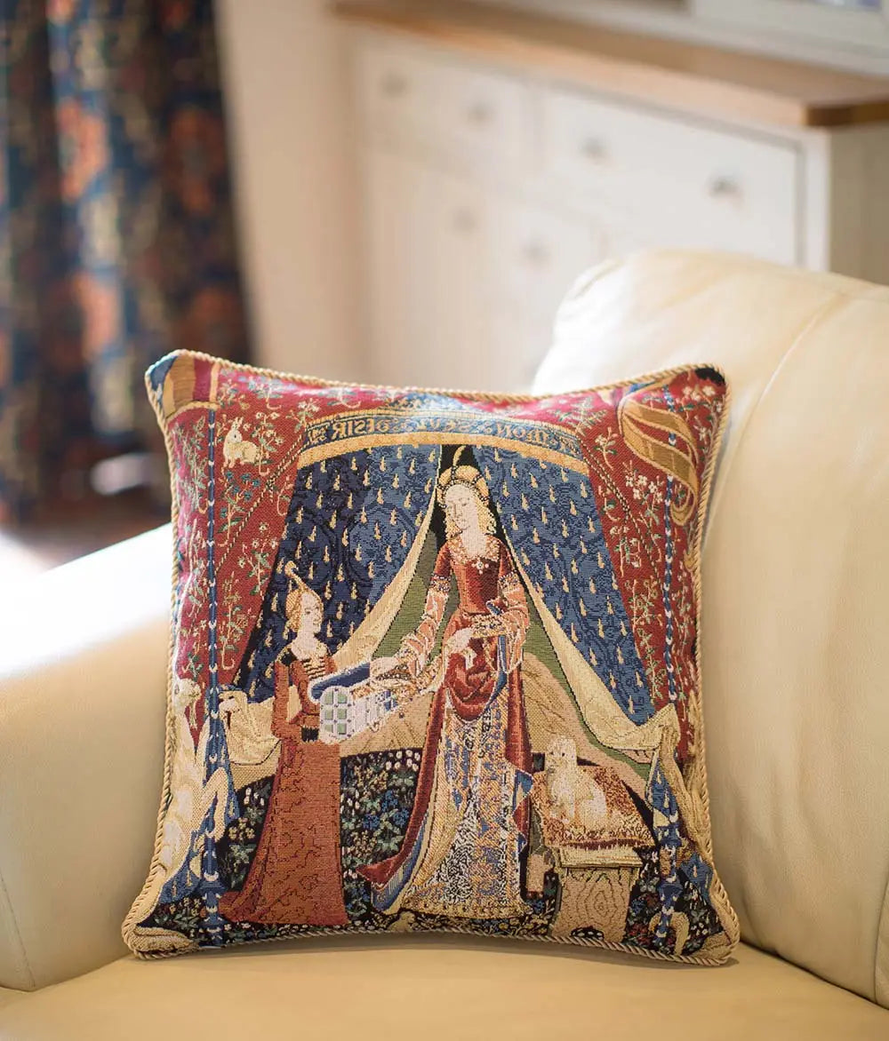 Lady and Unicorn A Mon Seul Desir - Cushion Cover Art 45cm*45cm-1