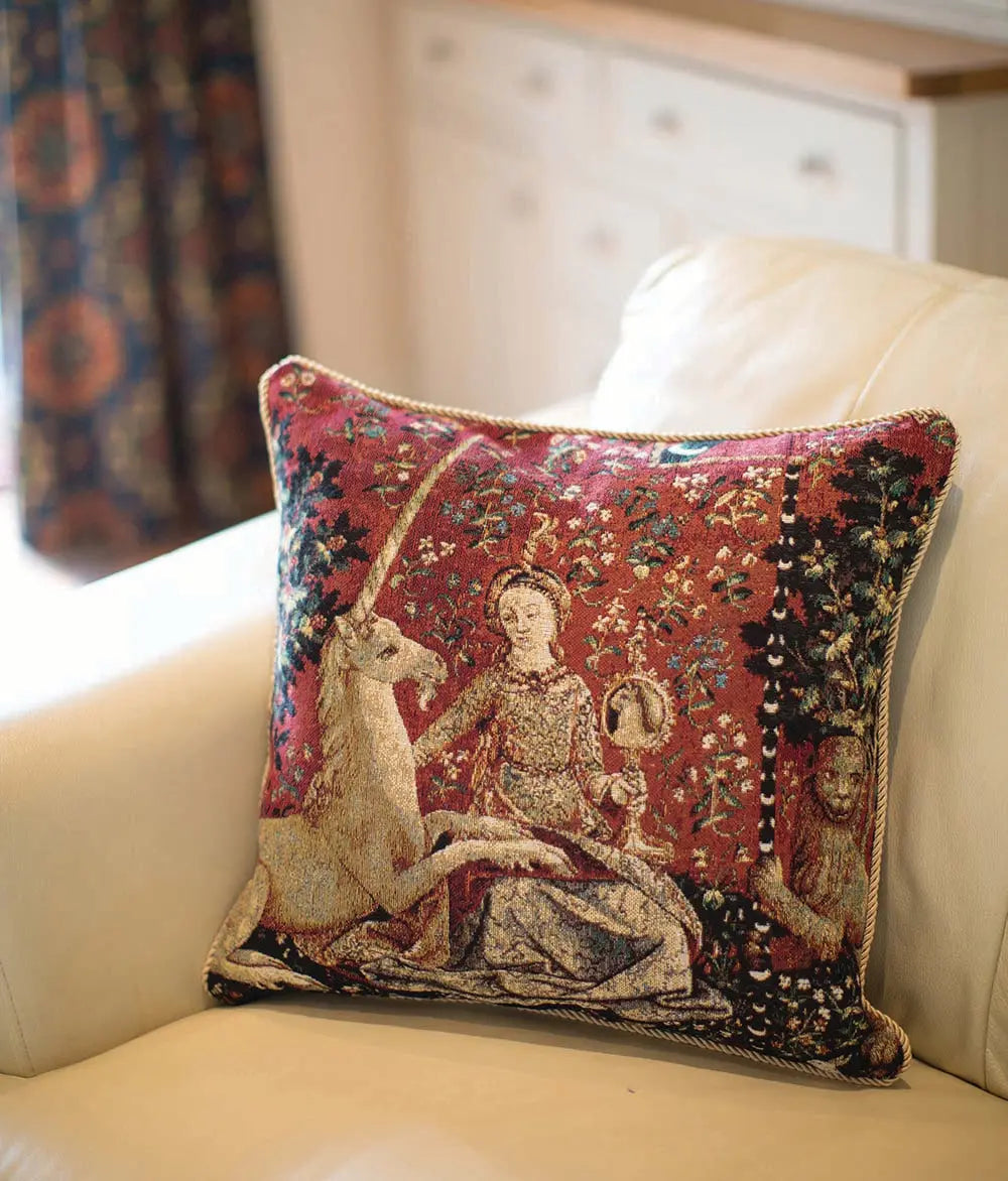 Lady and Unicorn Sense of Sight - Cushion Cover Art 45cm*45cm-1