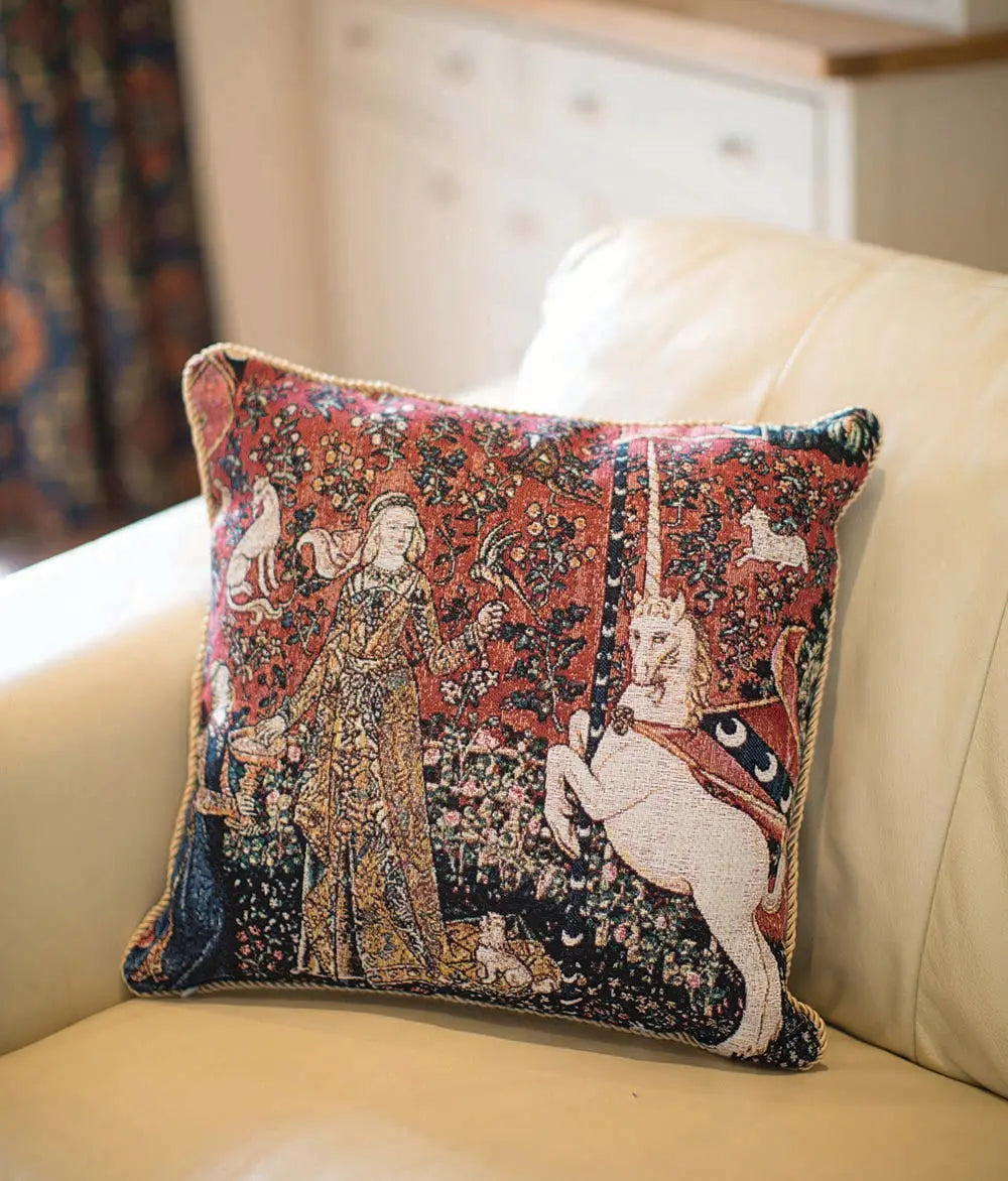 Lady and Unicorn Sense of Taste - Cushion Cover Art 45cm*45cm-1