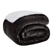 Lamb Fleece Blanket For Bed - Thick And Warm Blanket For Winter, Soft Fuzzy Plush King Blanket For All Seasons - Memoriex 