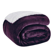 Lamb Fleece Blanket For Bed - Thick And Warm Blanket For Winter, Soft Fuzzy Plush King Blanket For All Seasons - Memoriex 