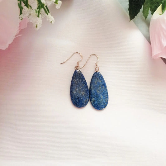 Lapis Lazuli Sterling Silver Earring - Memoriex