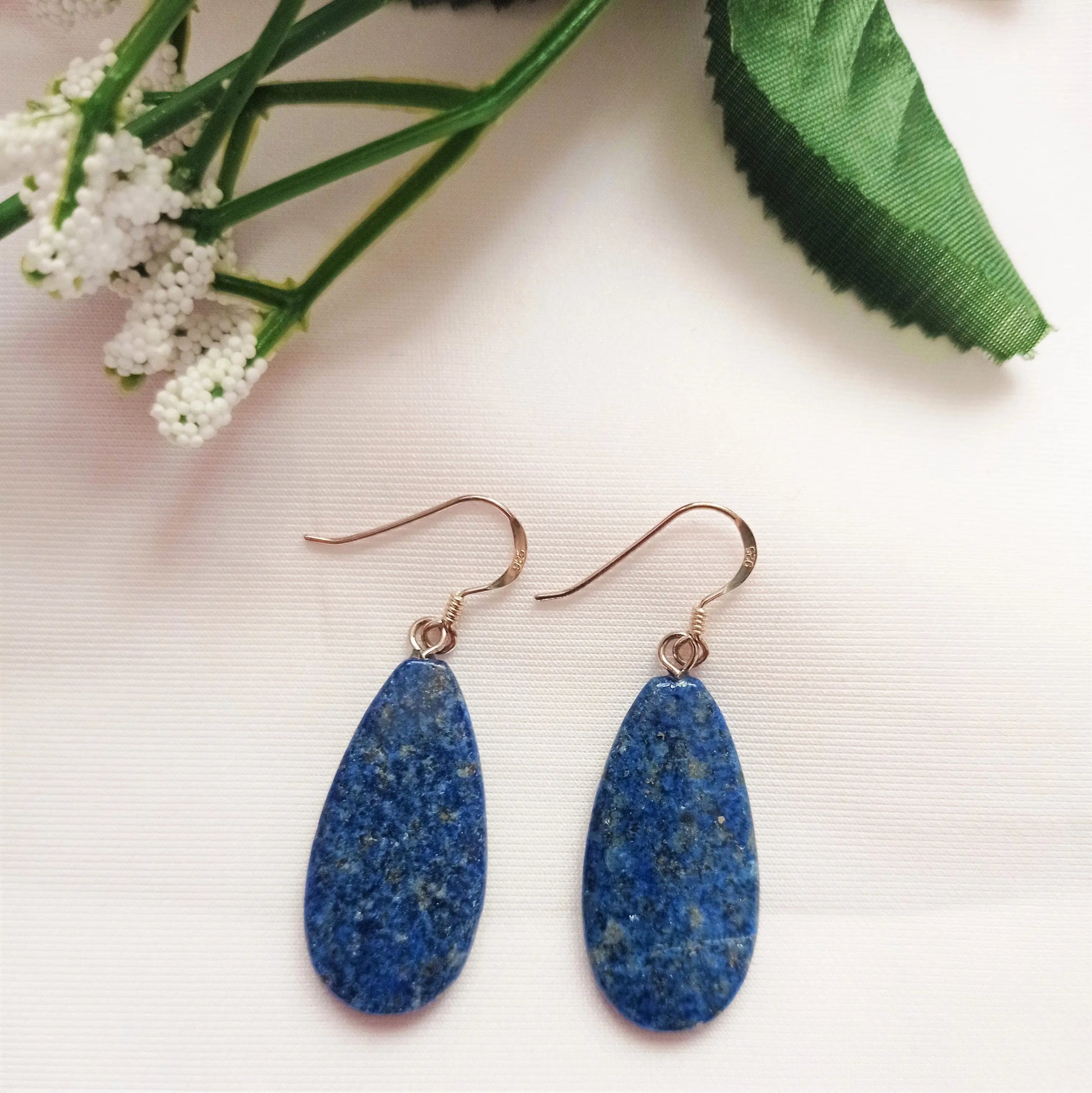 Lapis Lazuli Sterling Silver Earring - Memoriex