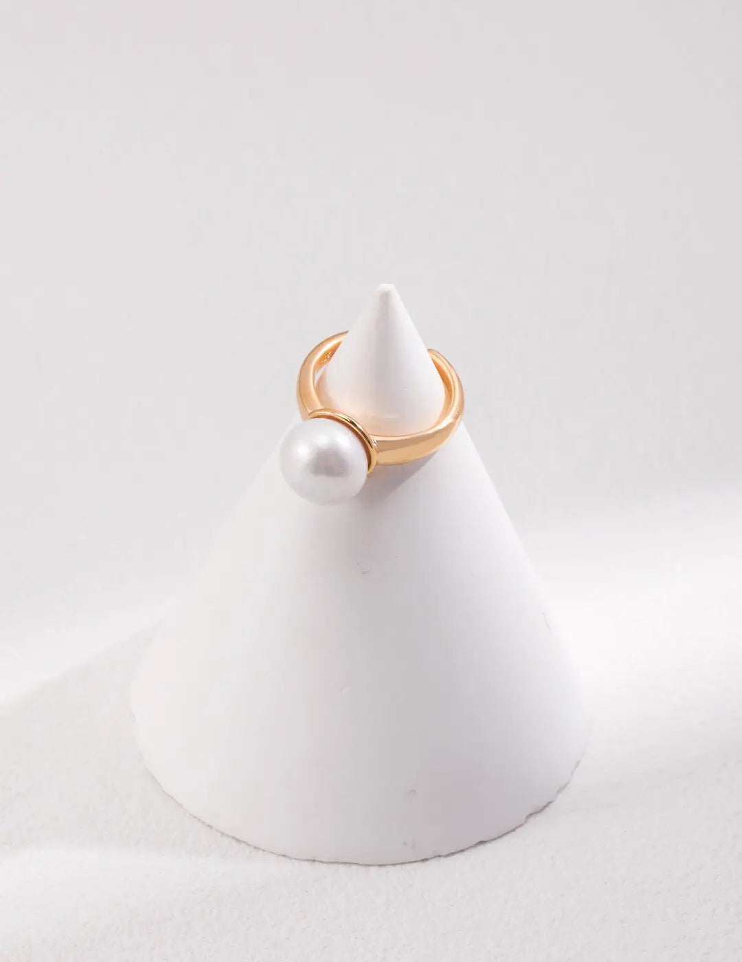 Large Pearl Open Ring-1