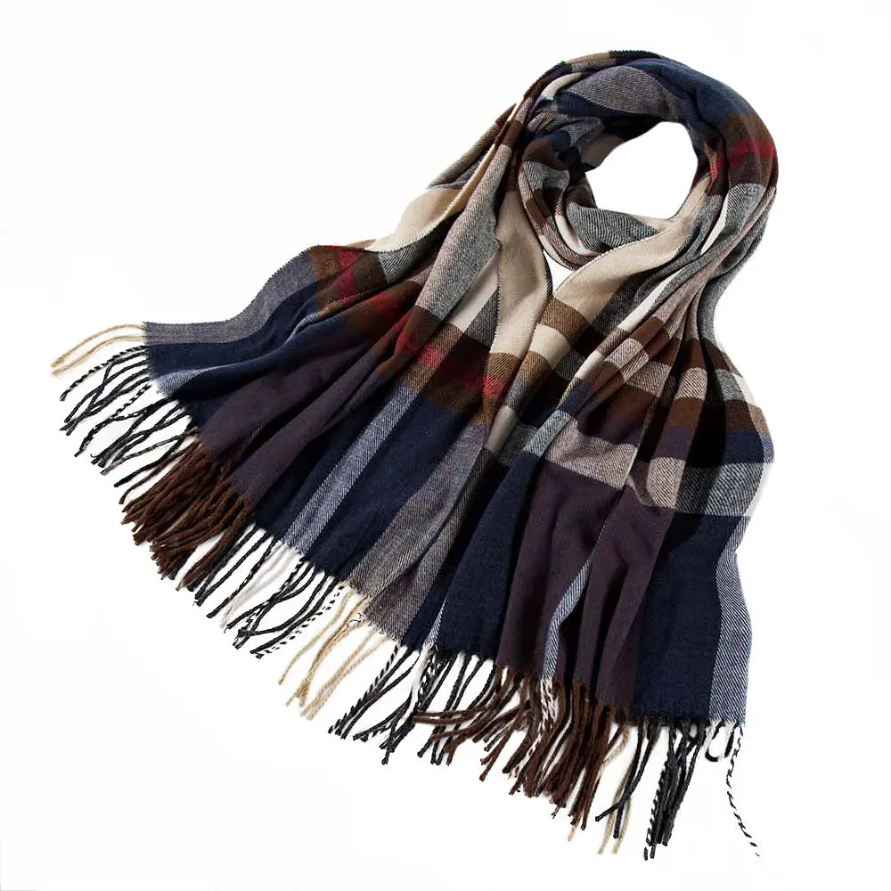 Large Plaid Tartan - Shawl Scarf-0