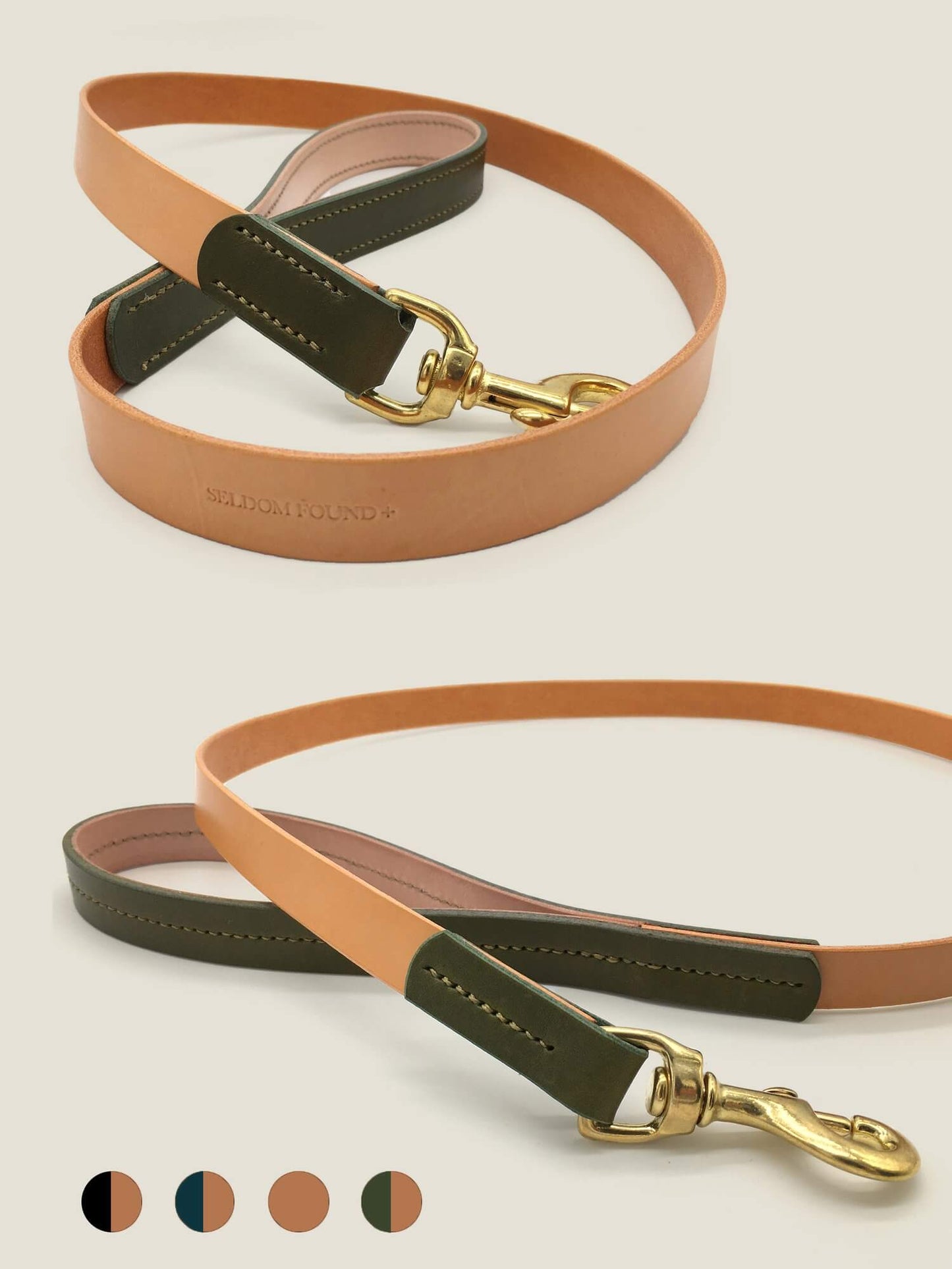 Leather “Artisan 002” Dog Lead – by Seldom Found-0