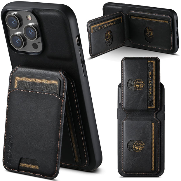 Leather Business Card Phone Case - Memoriex 